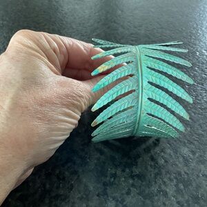 New Handpainted Leaf Bracelet Made by Local Artist
